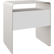 Stolik nocny SOCHI kaszmir / biały