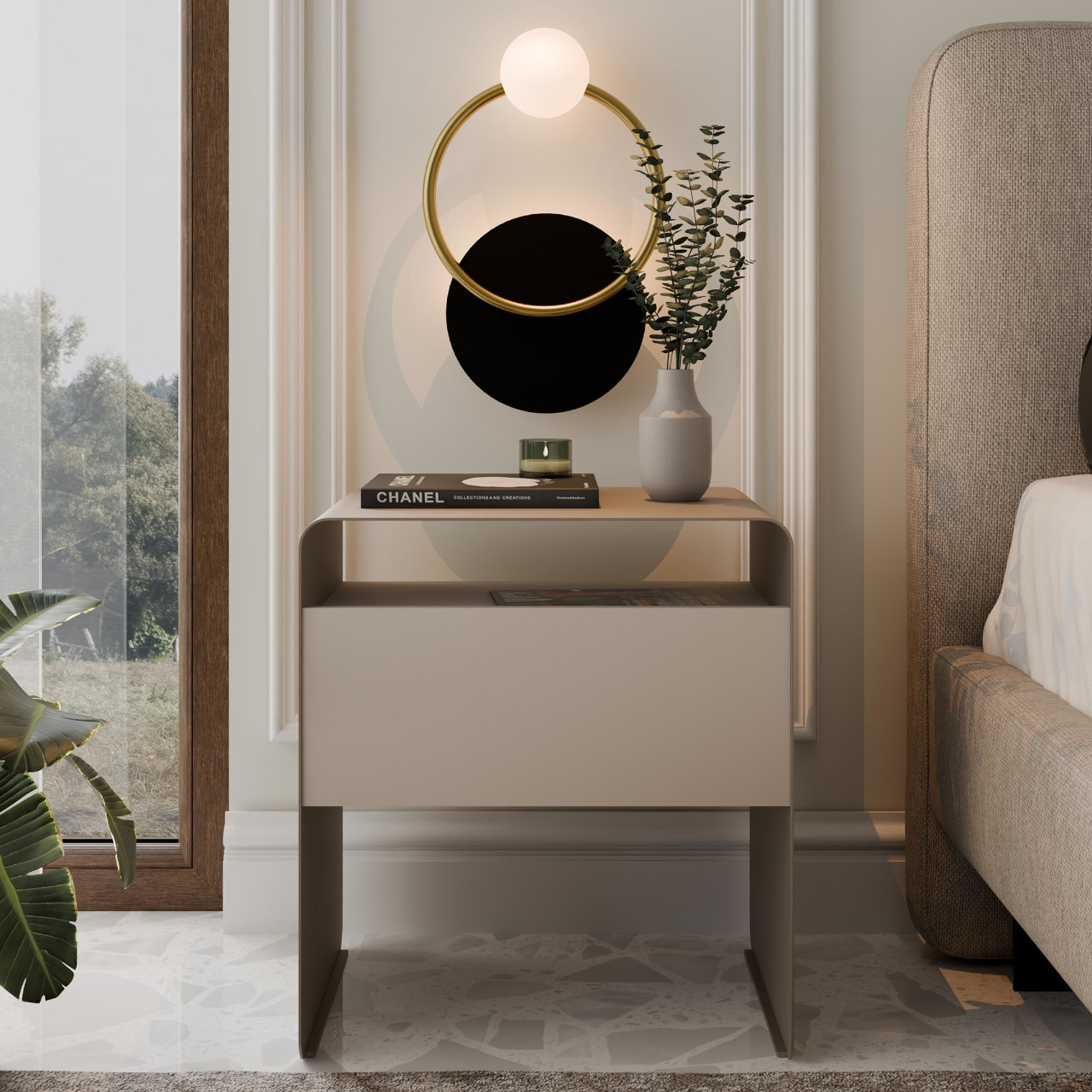 Stolik nocny SOCHI kaszmir - obrazek 3