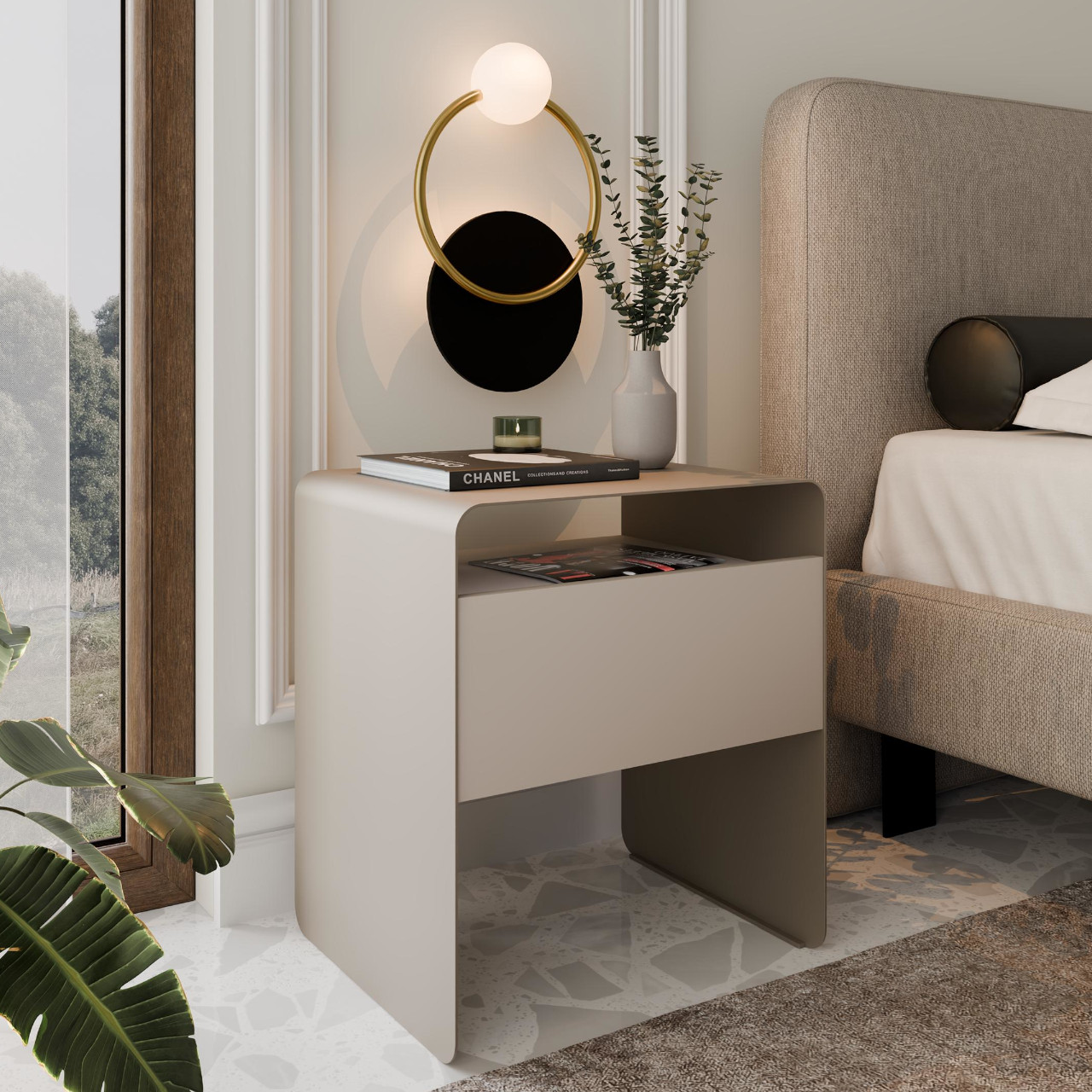 Stolik nocny SOCHI kaszmir - obrazek 4