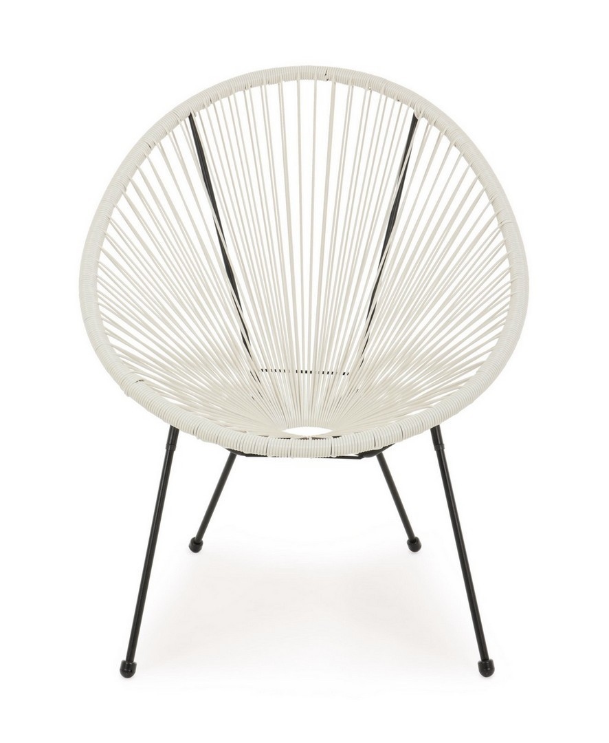 BIZZOTTO krzesło ogrodowe PARKER białe - obrazek 3