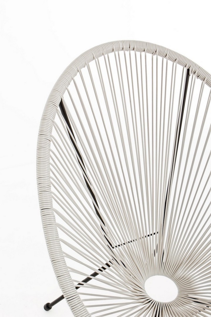 BIZZOTTO krzesło ogrodowe PARKER białe - obrazek 5