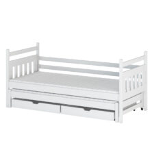 Drewniane łóżko FAWN 80x160