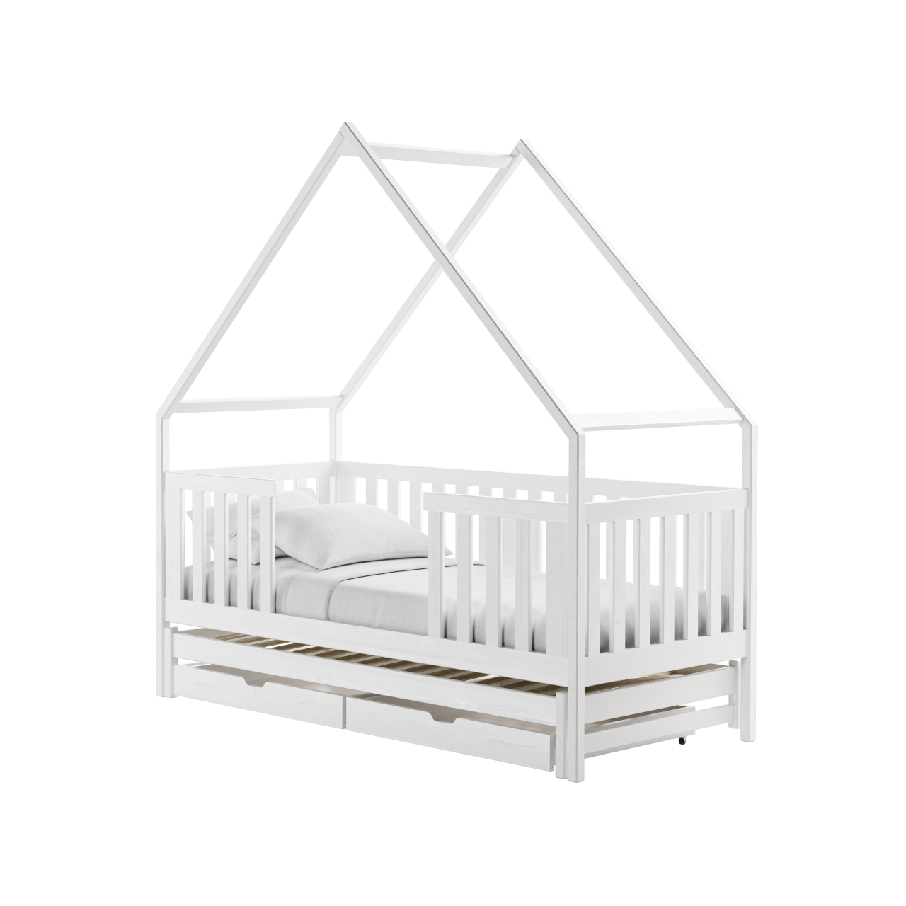 Drewniane łóżko MICK 90x200