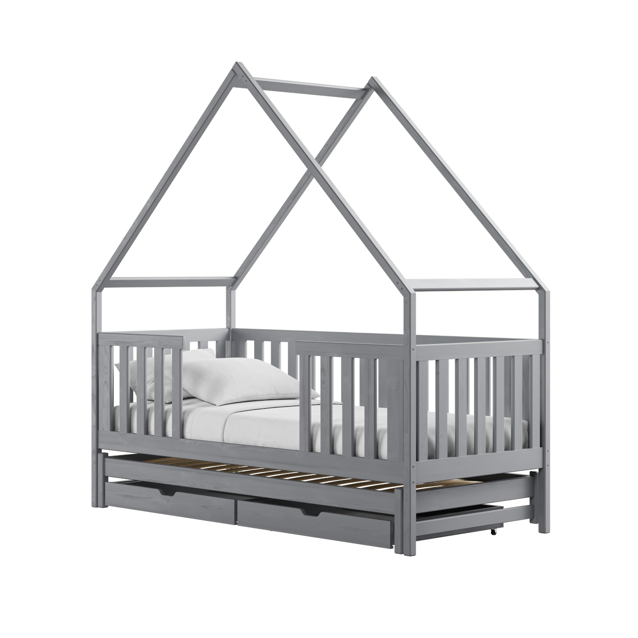 Drewniane łóżko MICK 90x200 - obrazek 4