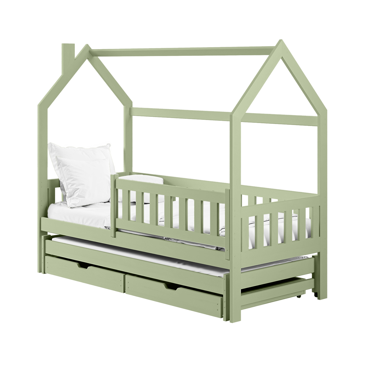 Drewniane łóżko MIKE 80x200 - obrazek 6