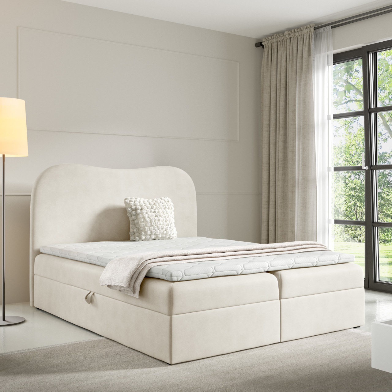 Łóżko kontynentalne AUDE LUX 180x200 gerra 10 - obrazek 3