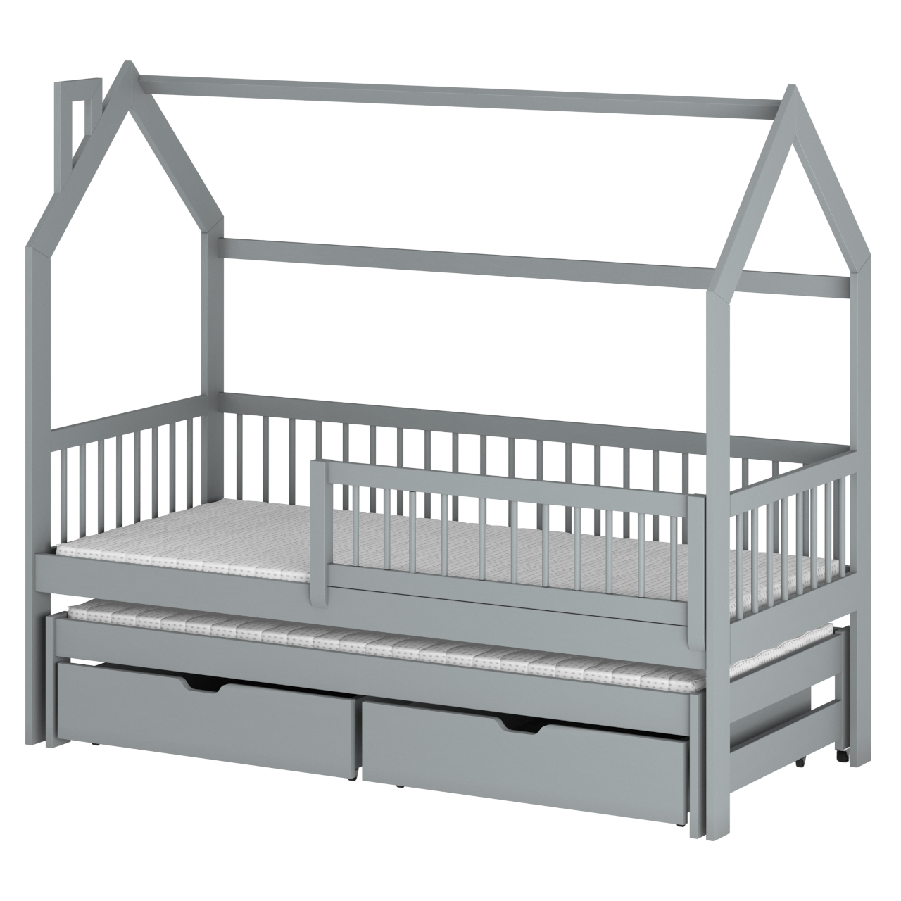 Drewniane łóżko JAKE 90x190 - obrazek 4