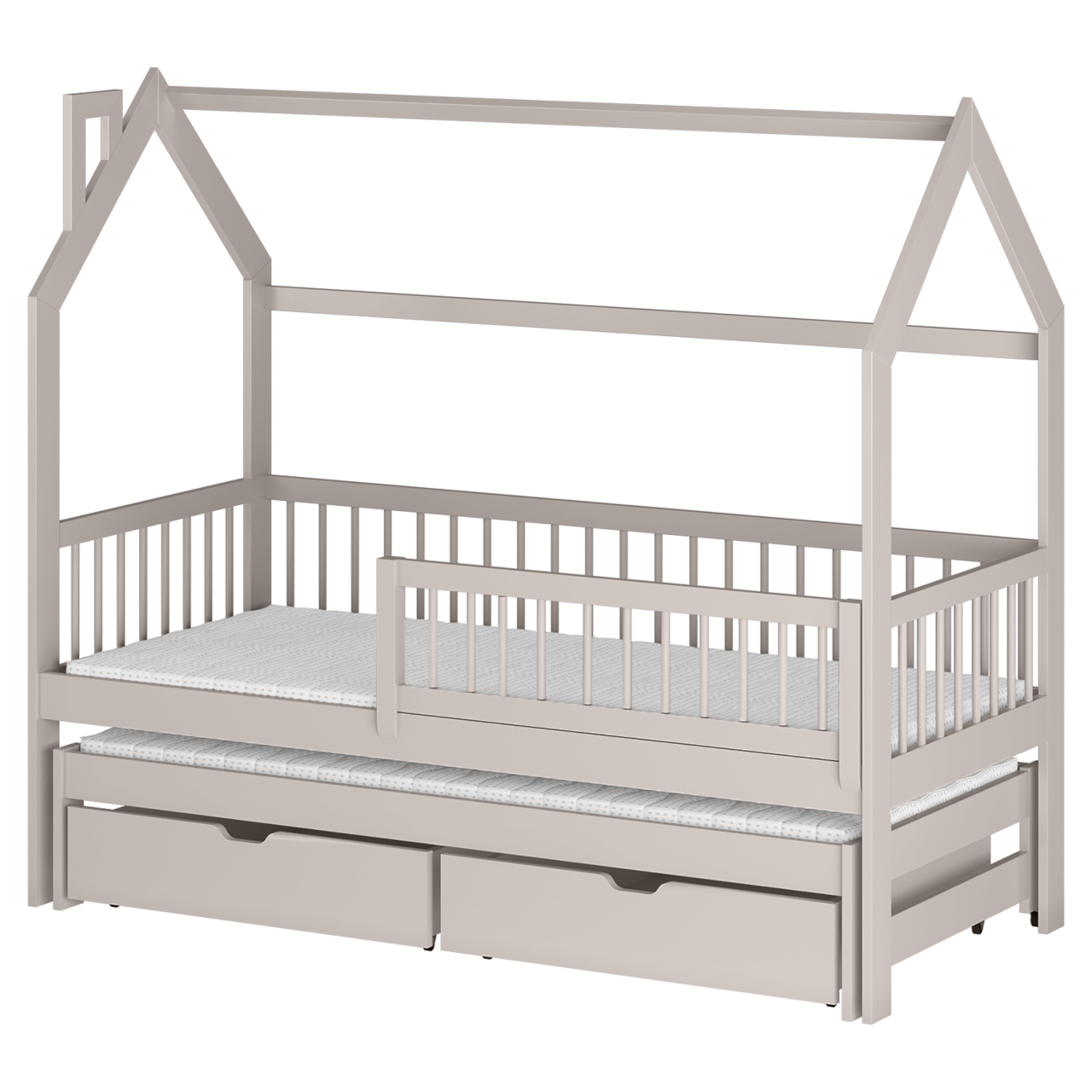 Drewniane łóżko JAKE 90x190 - obrazek 5