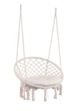 BIZZOTTO fotel wiszący ogrodowy JAVIER biały