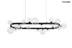MOOSEE lampa wisząca ALURE OVAL 120 czarna