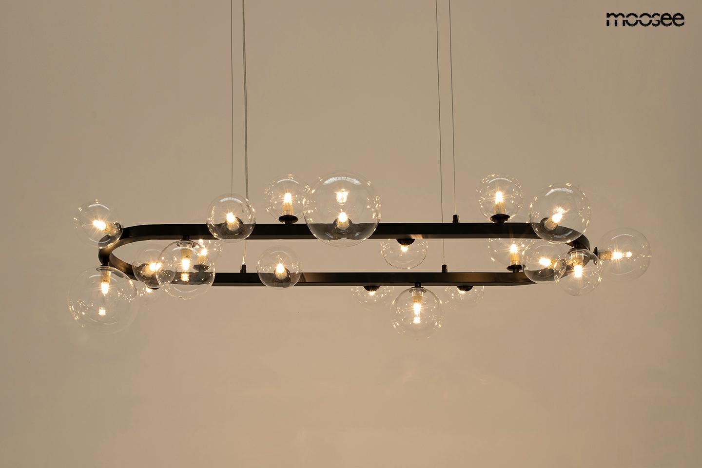 MOOSEE lampa wisząca ALURE OVAL 120 czarna - obrazek 3