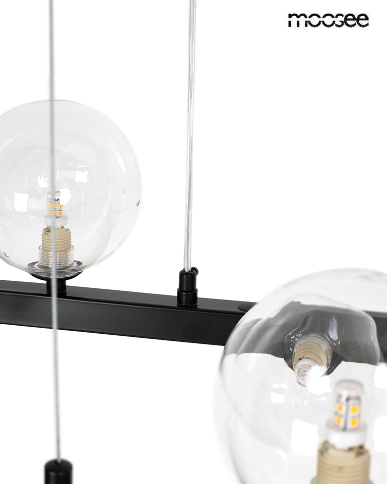 MOOSEE lampa wisząca ALURE OVAL 120 czarna - obrazek 6