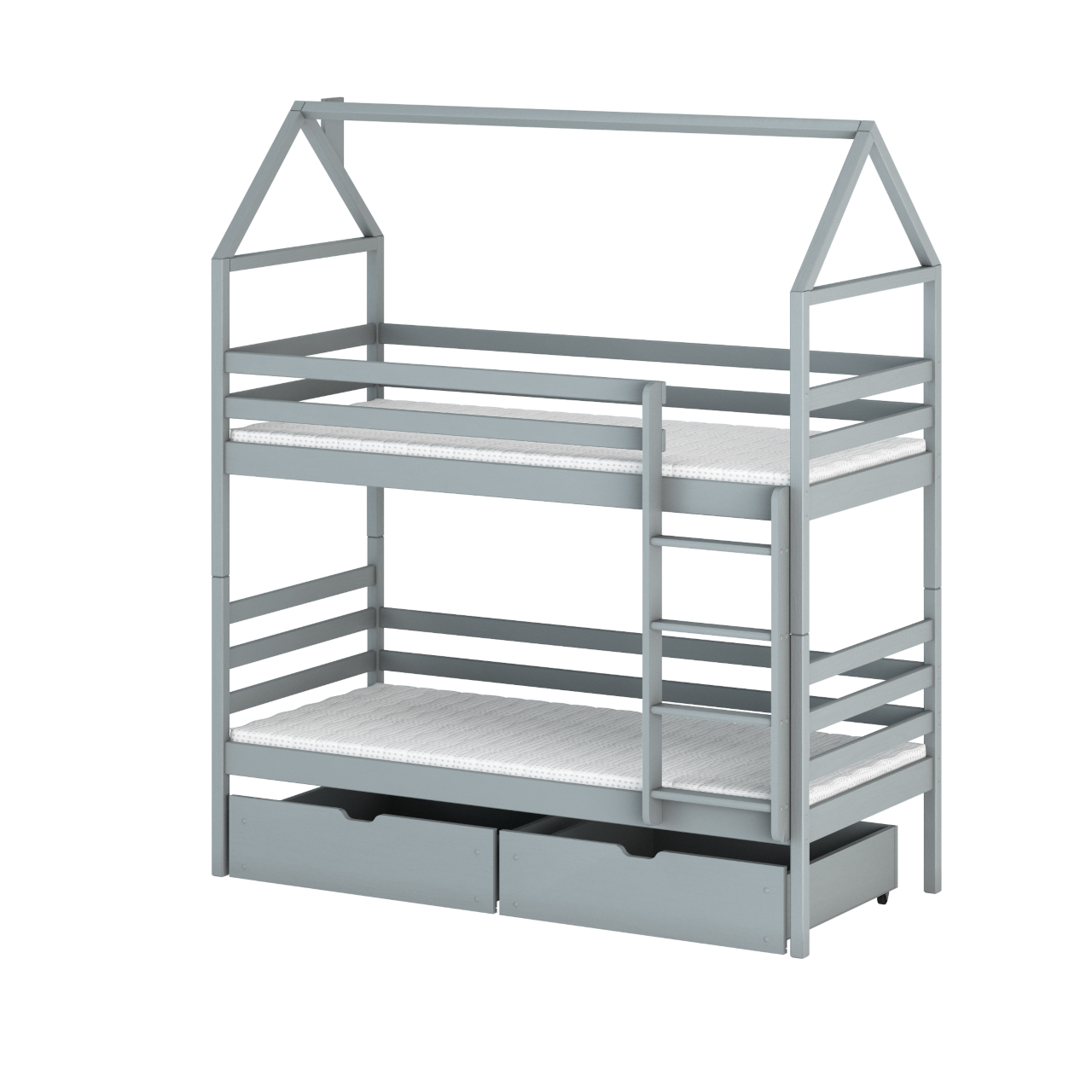 Drewniane łóżko piętrowe ALEXIS 80x180 - obrazek 4