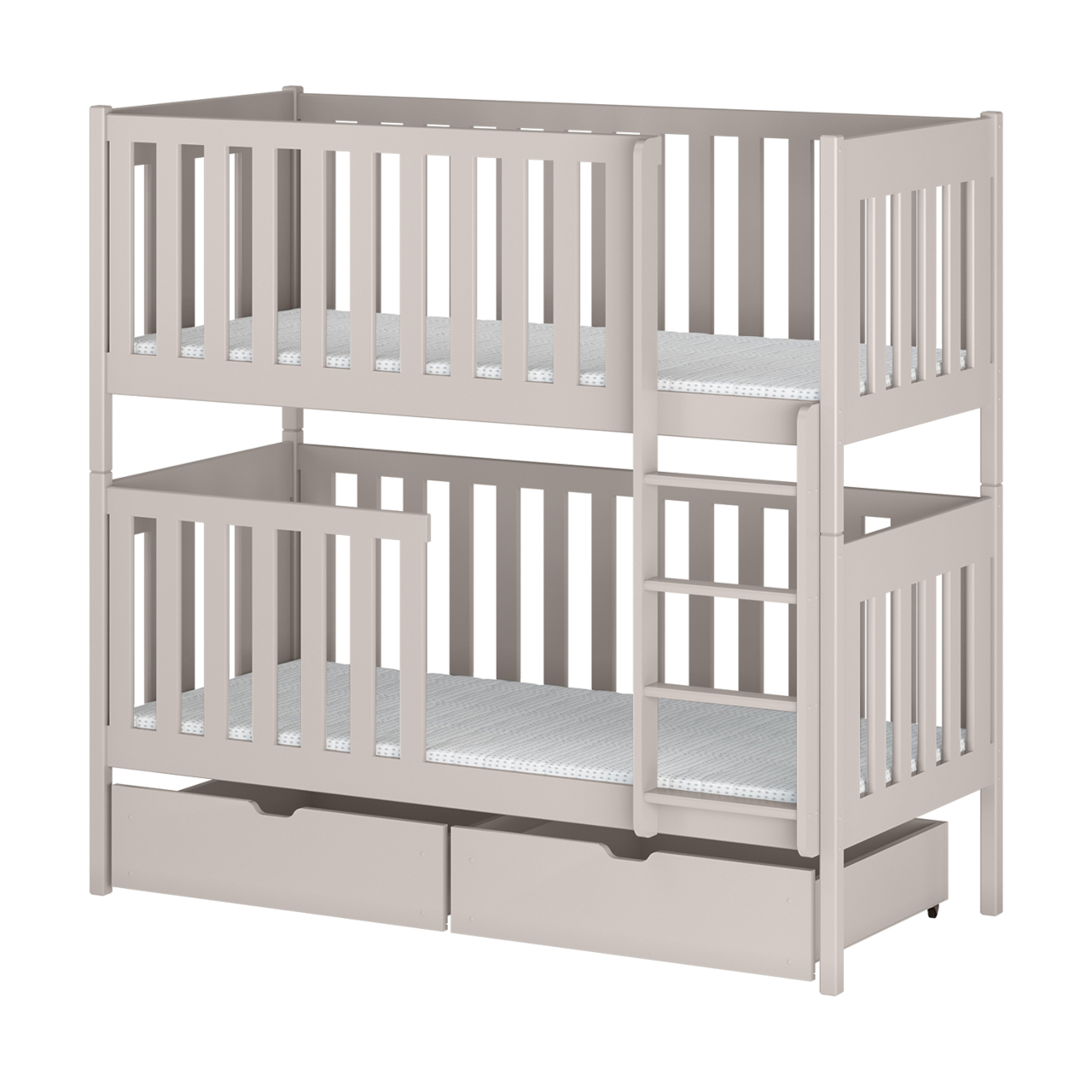 Drewniane łóżko piętrowe ALVA 80x180 - obrazek 6