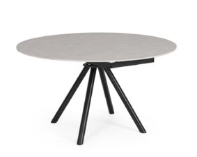 BIZZOTTO stół ogrodowy RAUNI 87-135 szary / rozkładany