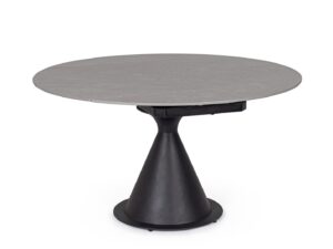 BIZZOTTO stół ogrodowy JONNI 85-135 czarny / rozkładany