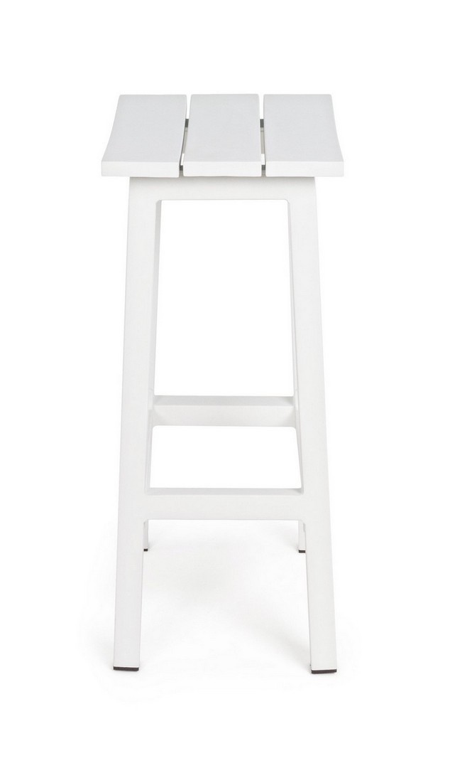 BIZZOTTO krzesło barowe ogrodowe SKIPPER 71 białe - obrazek 4