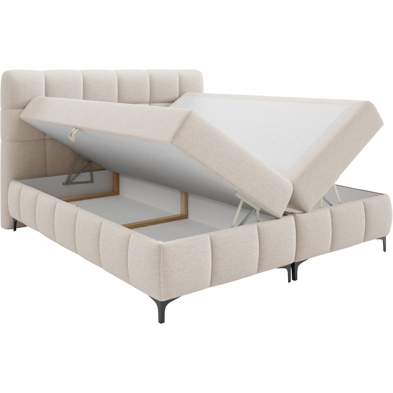 Łóżko kontynentalne ELLIS 200x200 aragon 01 - obrazek 3