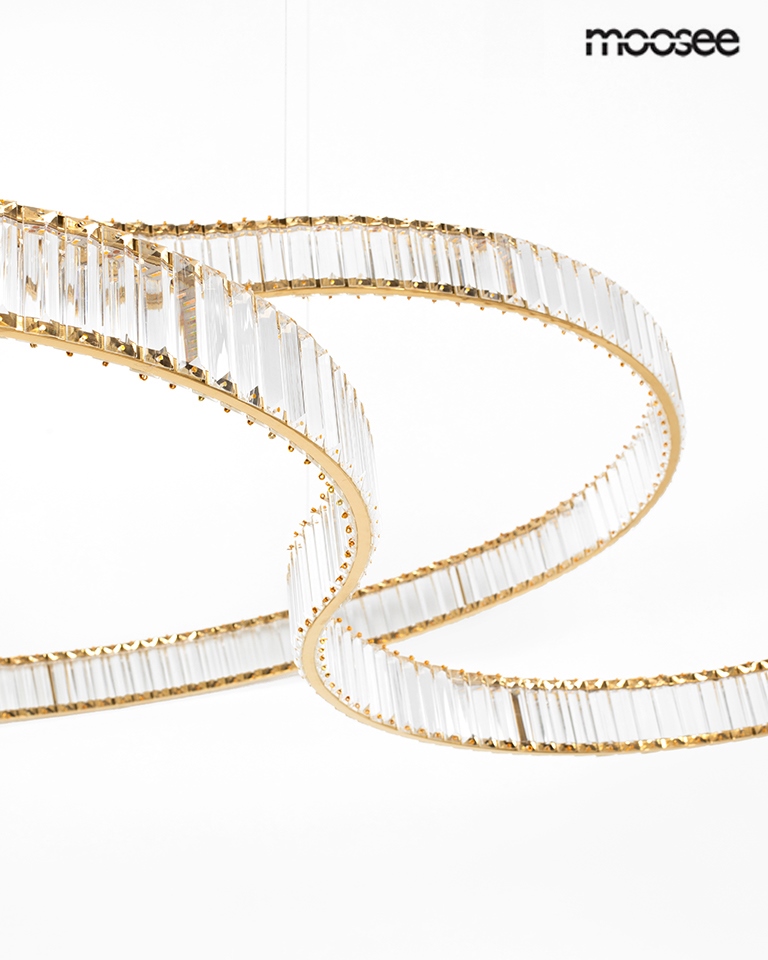 MOOSEE lampa wisząca WAVE 160A złota - obrazek 5