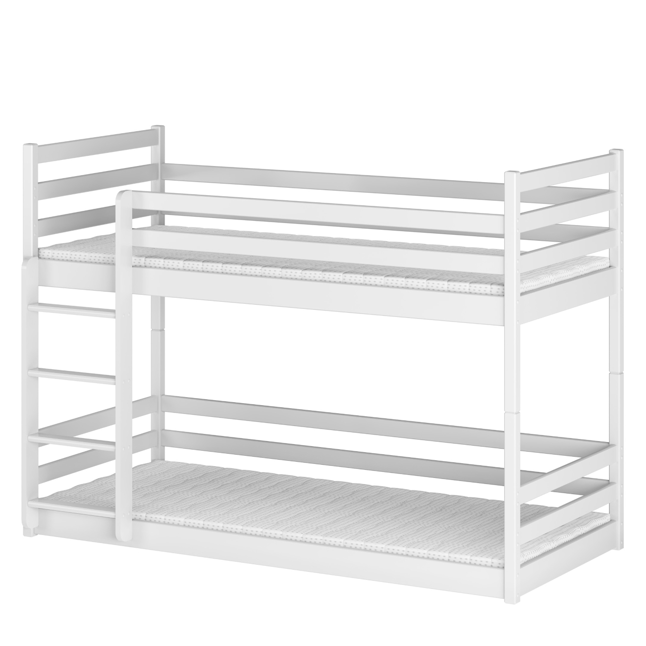 Drewniane łóżko piętrowe TWEEK 90x200