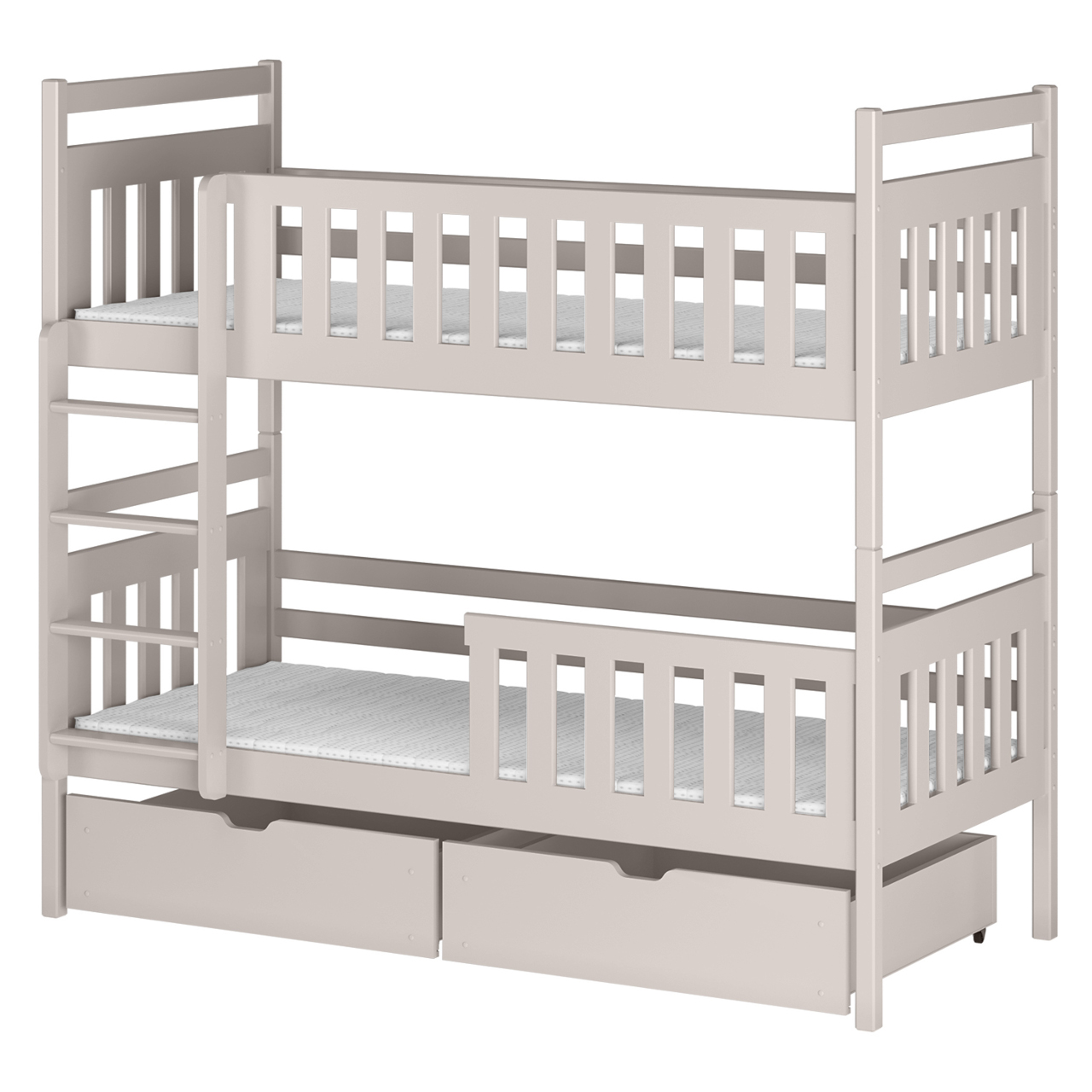 Drewniane łóżko piętrowe MONICA 90x200 - obrazek 6