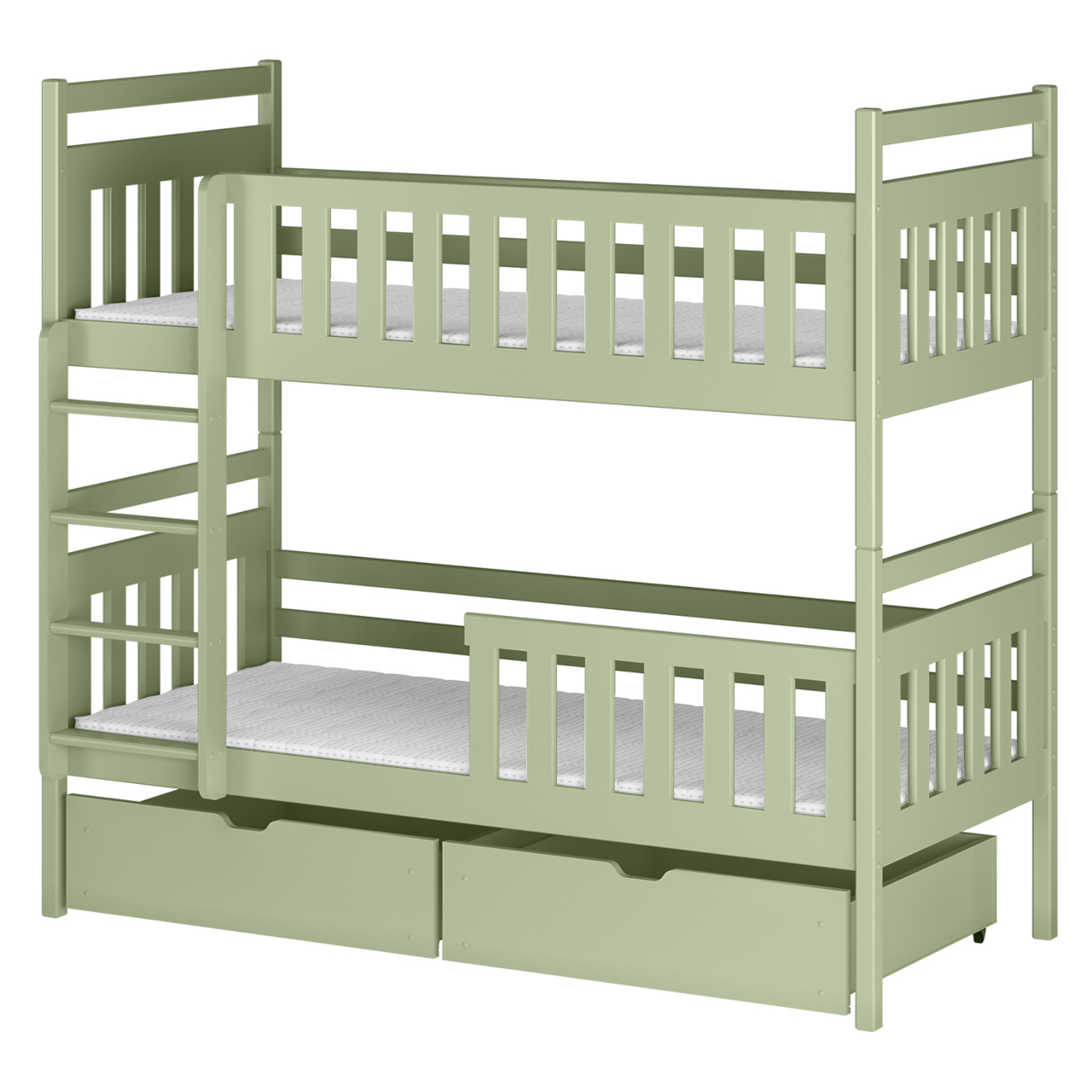 Drewniane łóżko piętrowe MONICA 90x200 - obrazek 7