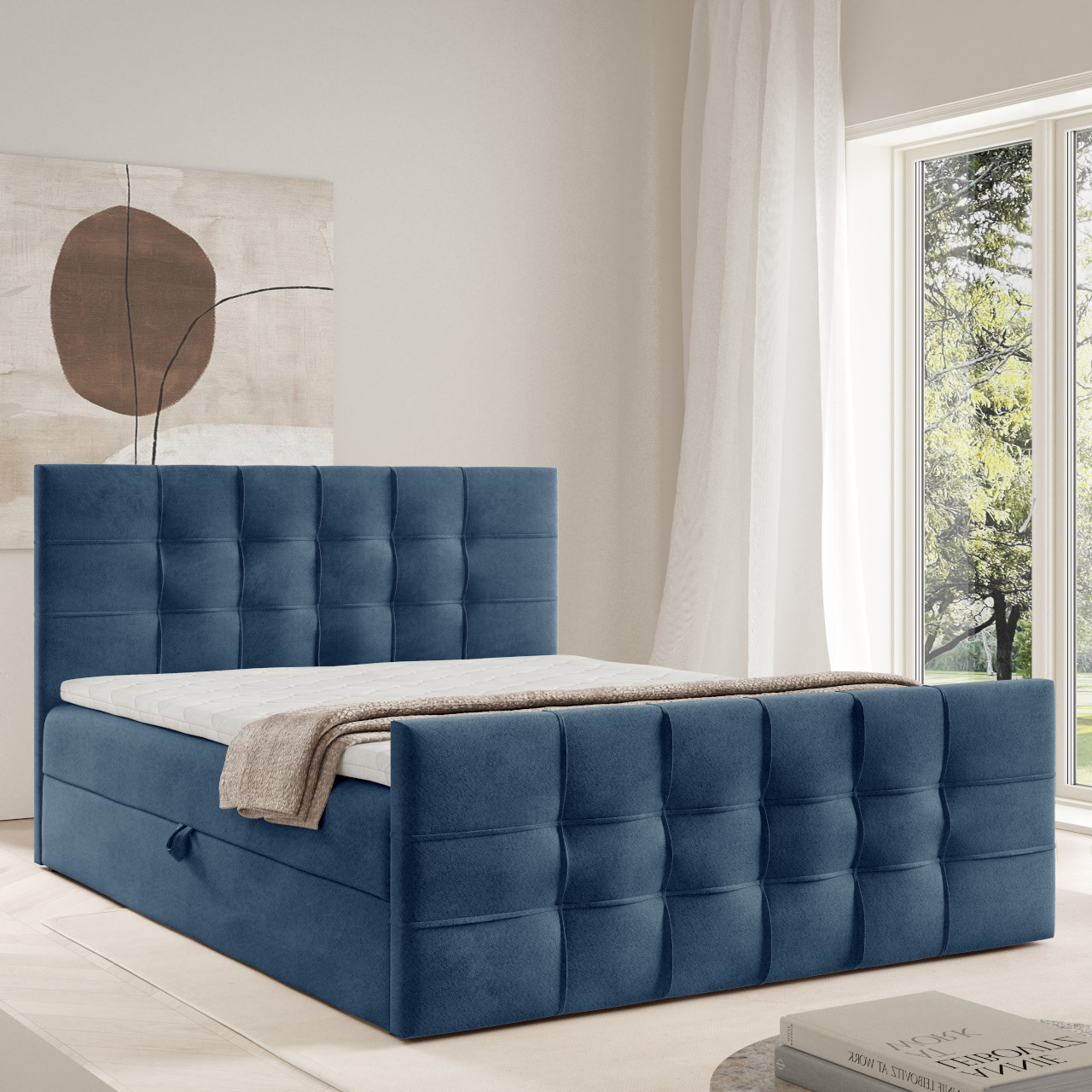 Łóżko kontynentalne ERSTE LUX 140x200 #personalizuj - obrazek 5