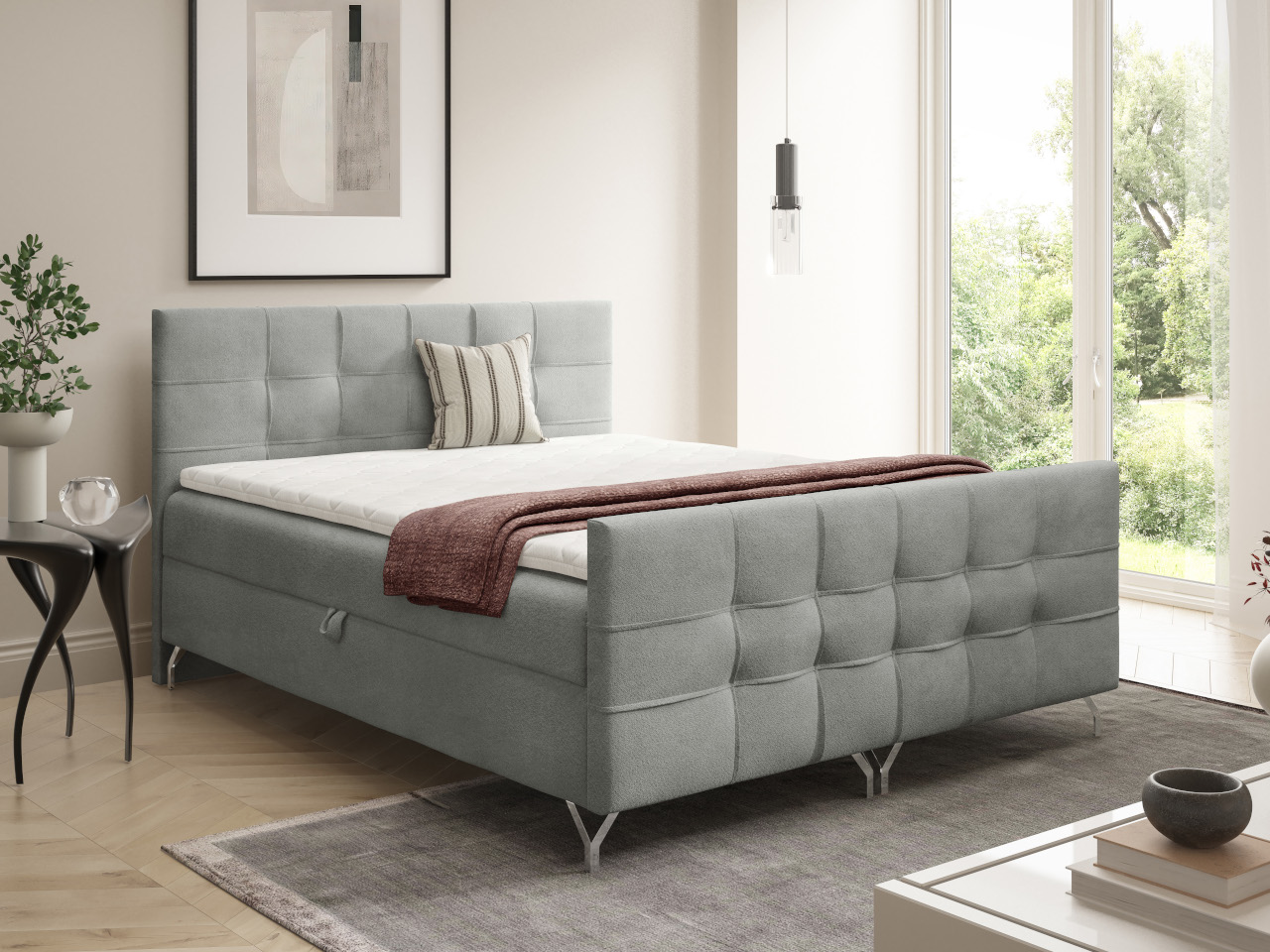 Łóżko kontynentalne SIEBEN LUX 120x200 #personalizuj - obrazek 3