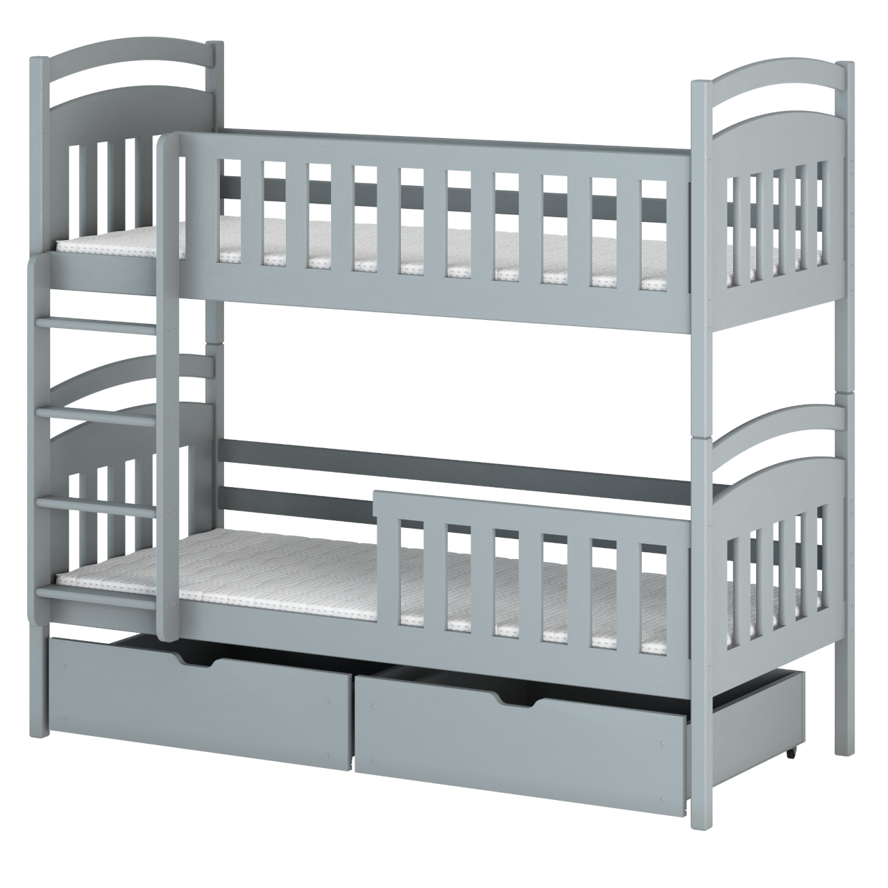 Drewniane łóżko piętrowe BRUCE 90x200 - obrazek 4