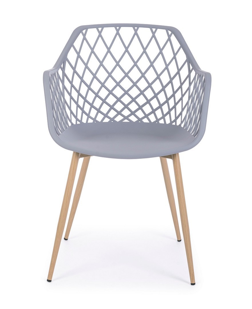 BIZZOTTO krzesło OPTIK szare - obrazek 3