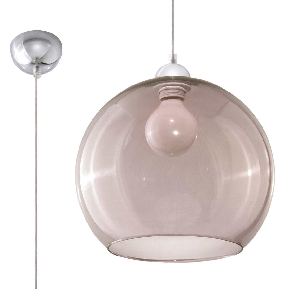 Lampa wisząca BALL grafit - obrazek 4