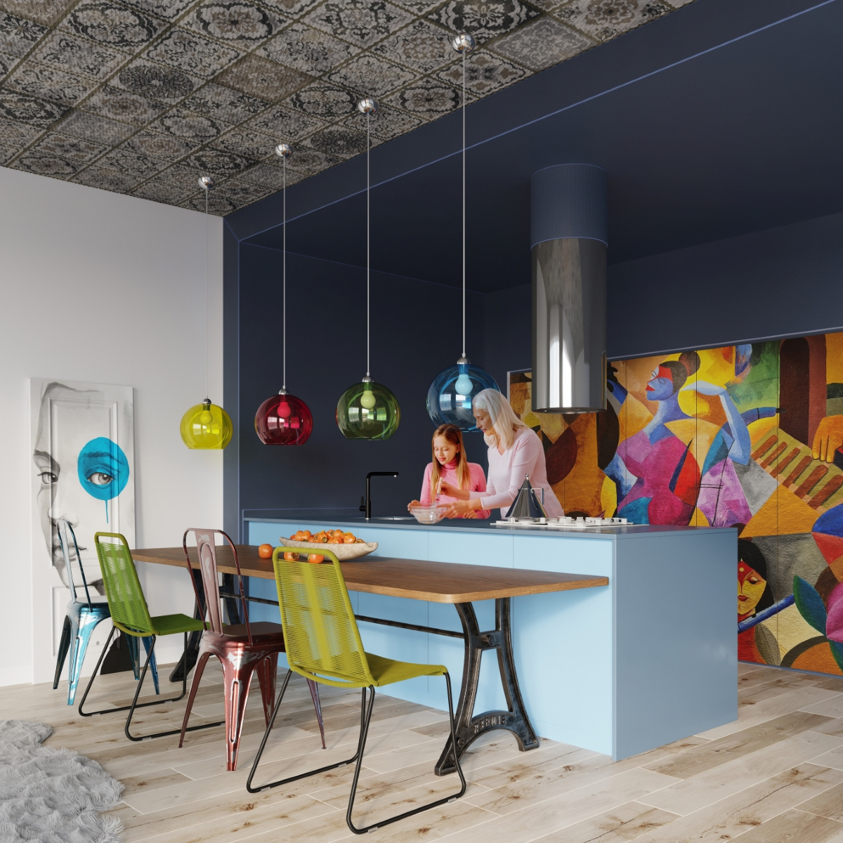 Lampa wisząca BALL grafit - obrazek 8