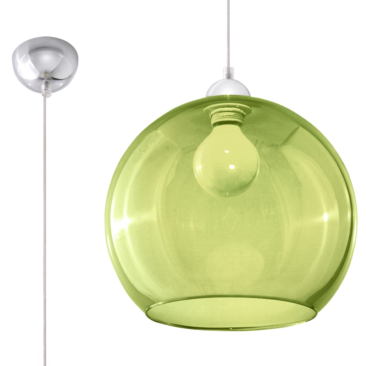 Lampa wisząca BALL zielona - obrazek 4