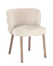 BIZZOTTO krzesło ILMA ARM beżowe