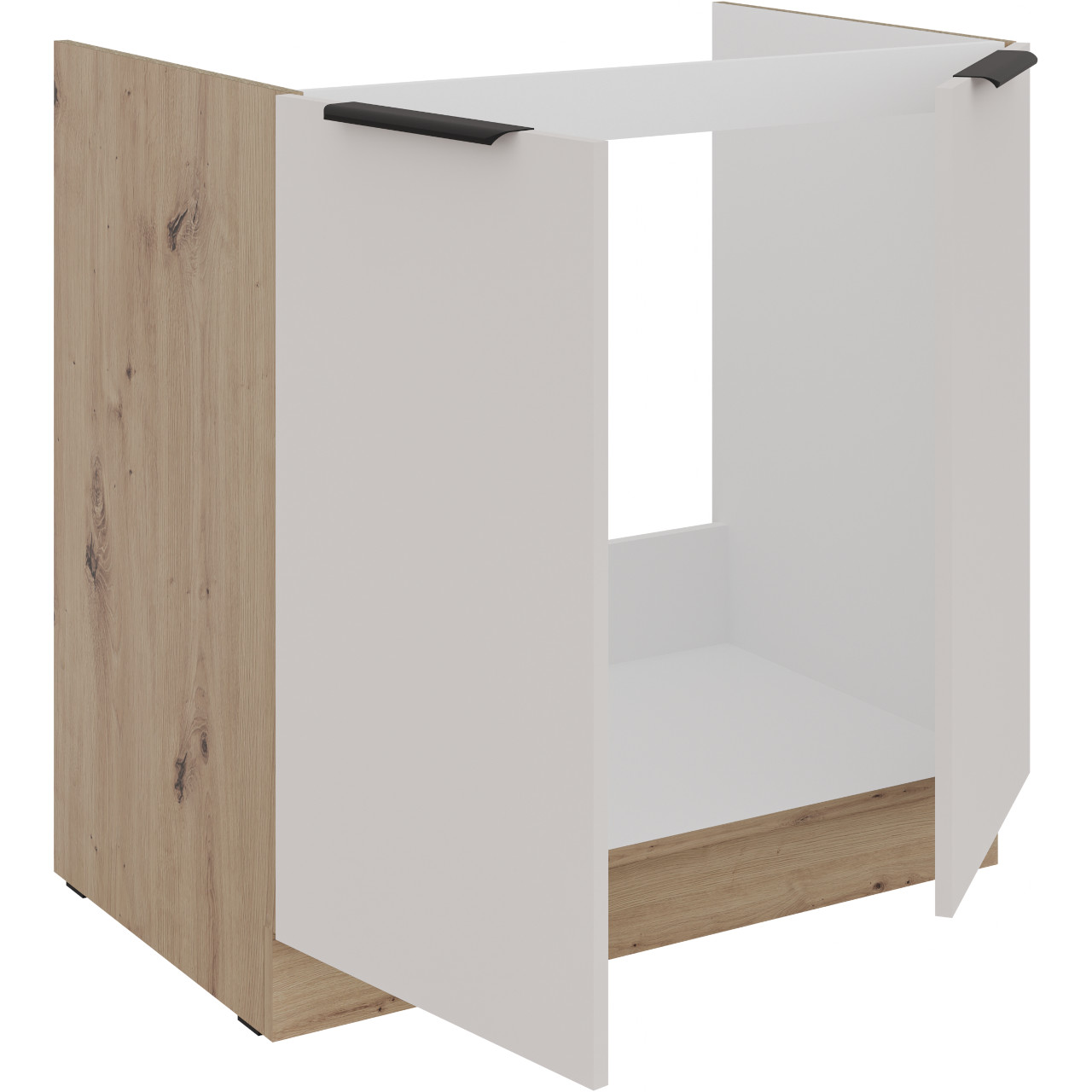 Szafka dolna pod zlew 80 IBARA 01 dąb artisan / kaszmir - obrazek 3