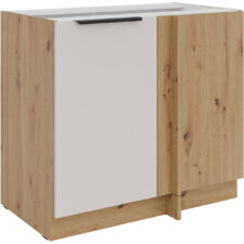 Szafka dolna narożna 105 IBARA 15 dąb artisan / kaszmir