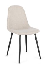 BIZZOTTO krzesło IRELIA czarno / beżowe