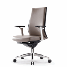 Fotel Biurowy Ribe Low ML Skóra naturalna