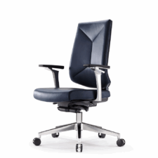 Fotel Biurowy Tranemo Low ML Skóra naturalna