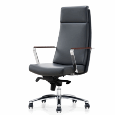 Fotel Biurowy Hasle High ML Skóra ekologiczna