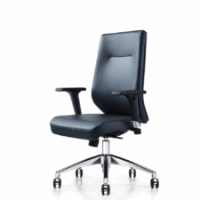 Fotel Biurowy Hanko Low ML Skóra naturalna