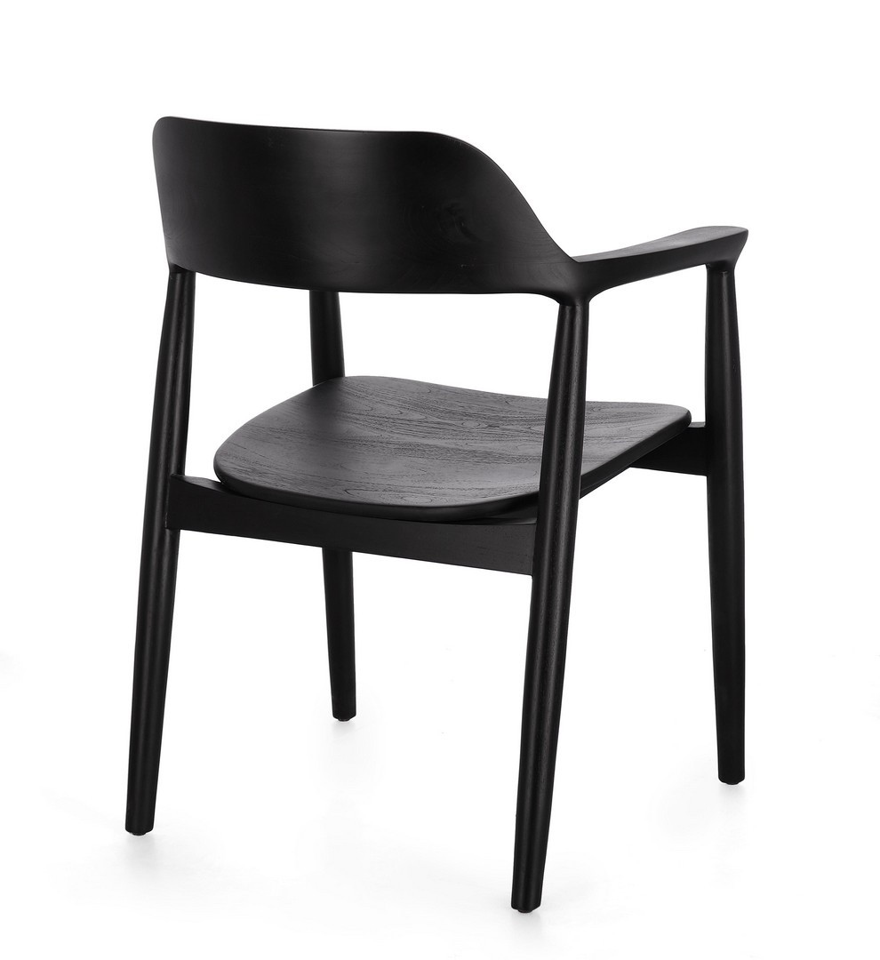 BIZZOTTO krzesło IDRIS czarne - obrazek 3