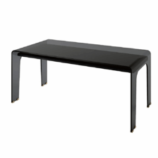 Senja stół szklany nowoczesny do jadalni WD Czarny dąb