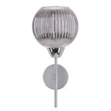 Lampa ścienna kinkiet CESAR srebrny 1x40W E27i nowoczesny styl do salonu łazienki.i