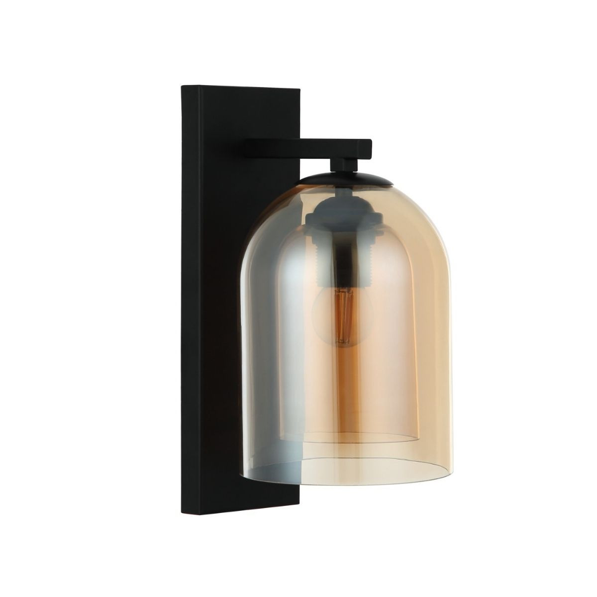 Kinkiet Elaris bursztynowy 1xE27 - obrazek 4