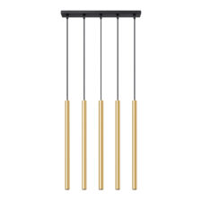 Lampa Wisząca PASTELO 5L złoty połysk