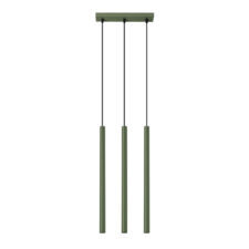 Lampa wisząca PASTELO 3 zielona oliwka