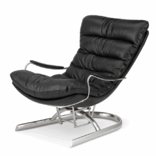 Stylowy fotel wypoczynkowy Lidingo XZ bujany – skóra naturalna i ekologiczna, nowoczesny design i komfort użytkowania