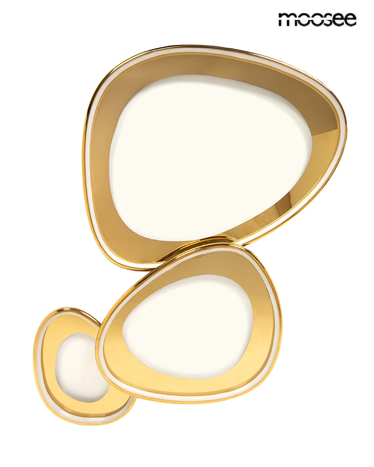 MOOSEE lampa sufitowa / plafon CELL 3 złota - obrazek 4