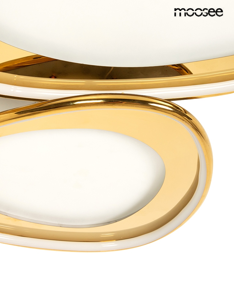MOOSEE lampa sufitowa / plafon CELL 3 złota - obrazek 6